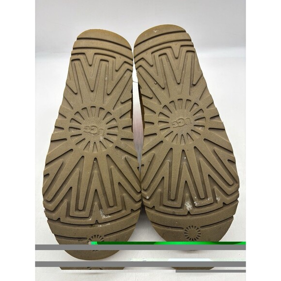 UGG Tasman 5955 Classic Chestnut Suede Sheepskin Wool Slippers Men’s 8 main image 10